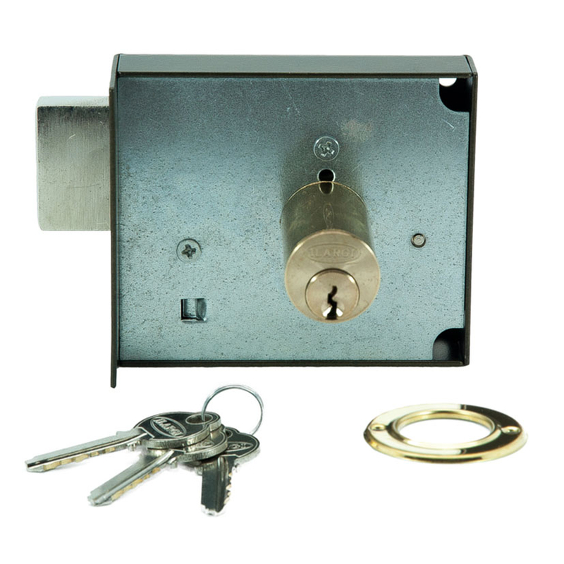 Cerradura sobreponer ILARGI modelo 124A cilindro redondo 60 mm
