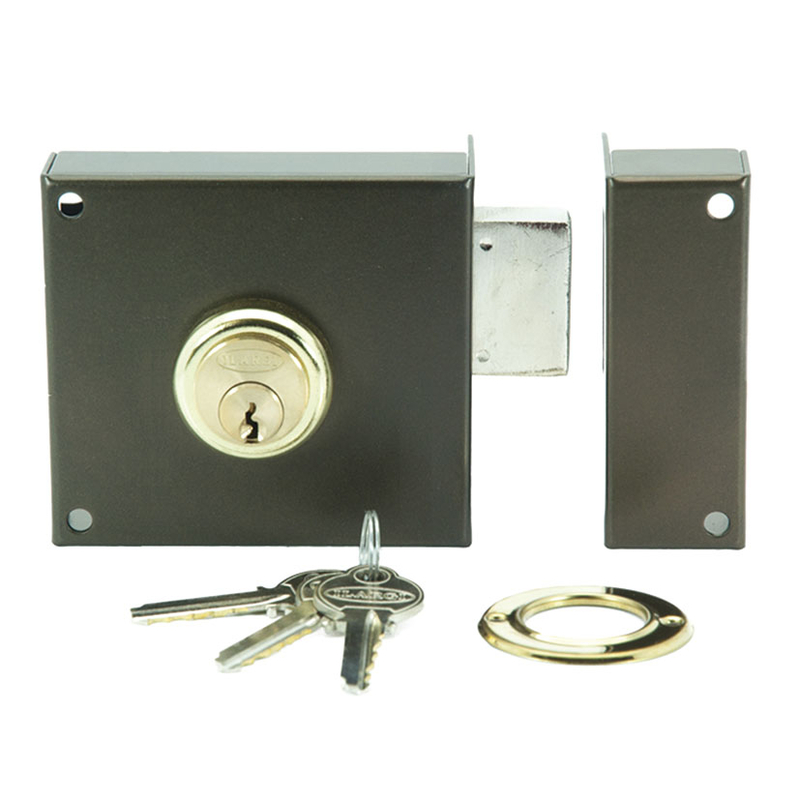 Cerradura sobreponer ILARGI modelo 124A cilindro redondo 60 mm