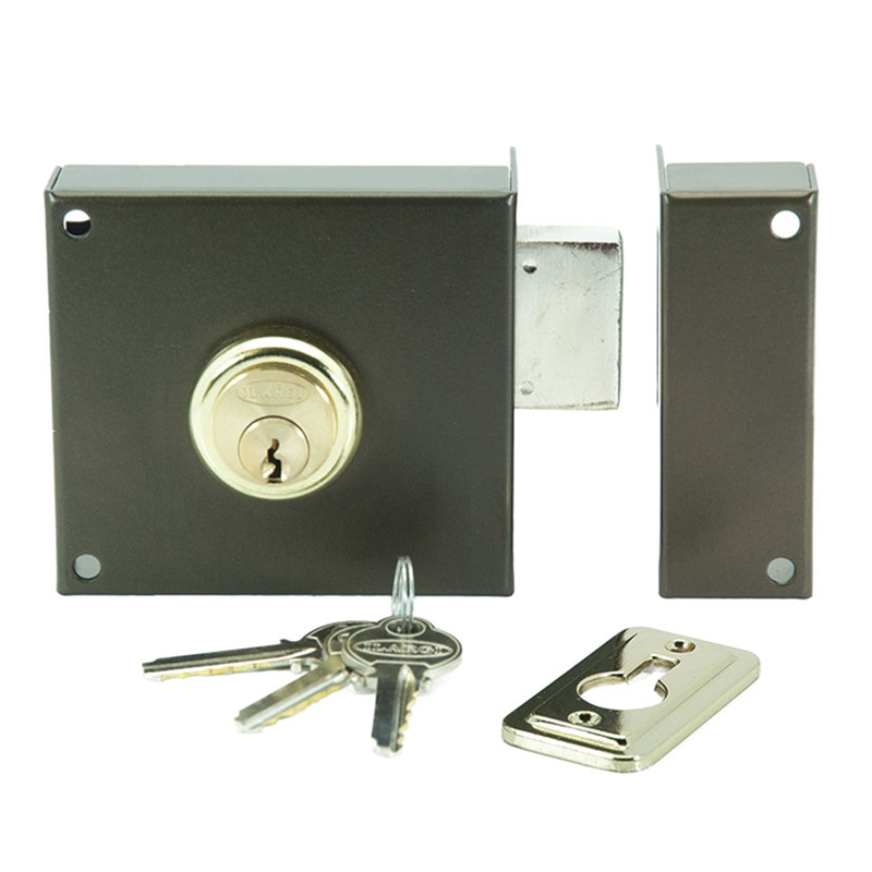 Cerradura sobreponer ILARGI modelo 124A cilindro pera