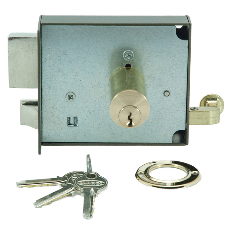 Cerradura sobreponer ILARGI modelo 125A cilindro redondo 47 mm