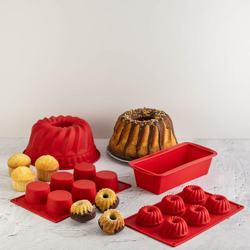 Molde silicona Bundt GUARDINI 22 cm Serie Dr Oetker