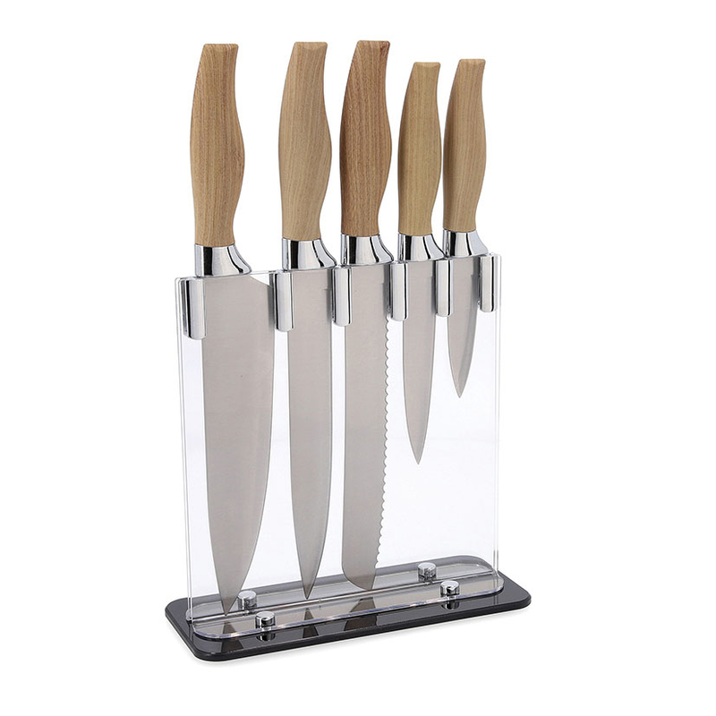 Tacoma con 5 cuchillos Baobab QUID