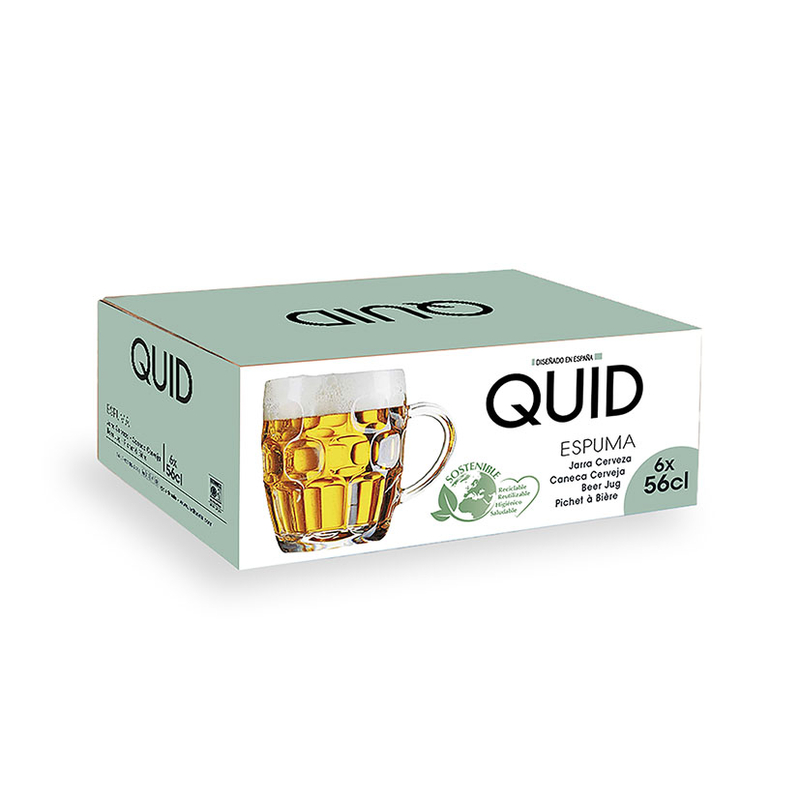 Jarra cerveza QUID Espuma  6 unidades