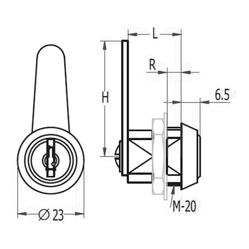 Cerradura buzón AGA mod. 135. 10 unidades