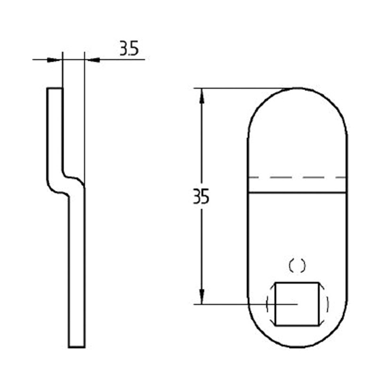Cerradura buzón AGA mod. 135 C35-03. 10 unidades