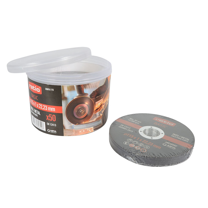 Disco de corte inox/metal RATIO Basic Ø 115 mm  50 unidades
