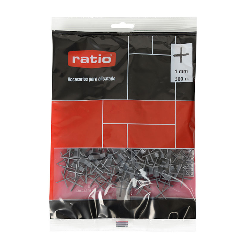 Crucetas RATIO 1 mm plástico gris