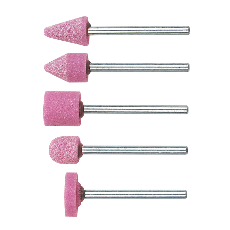 Muelas abrasivas RATIO con vástago 3 mm juego