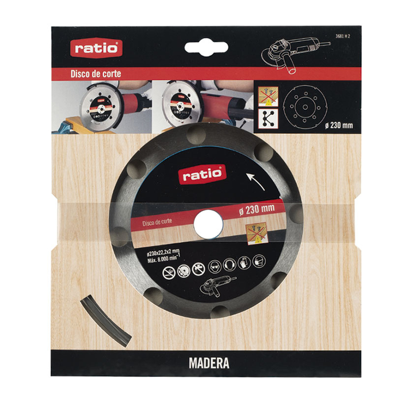 Disco de corte madera RATIO