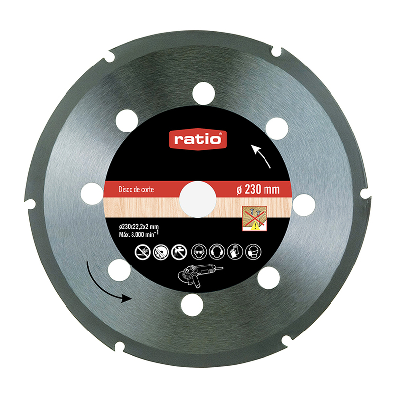 Disco de corte madera RATIO