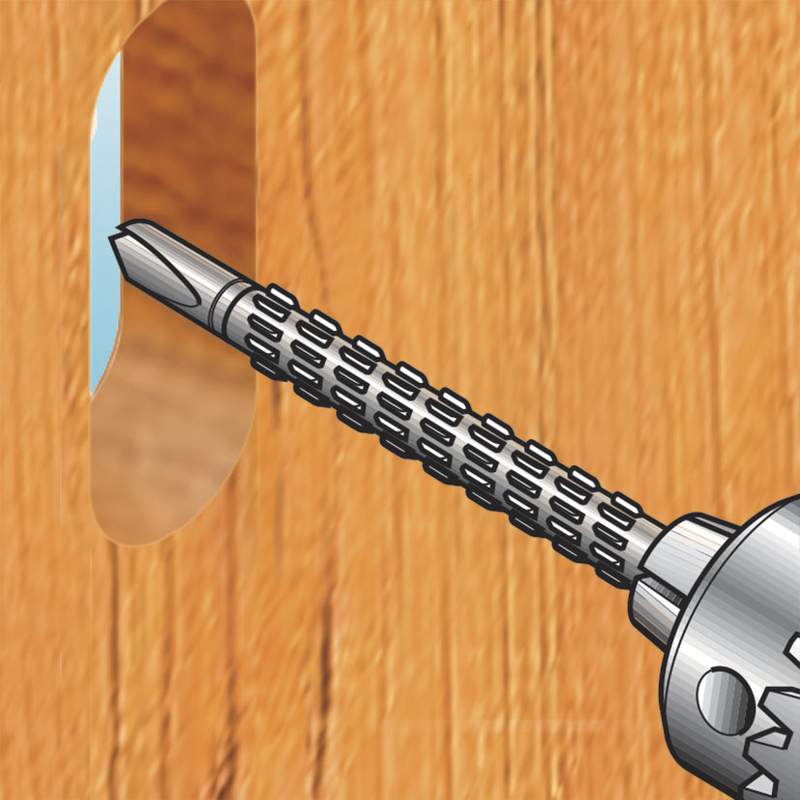 Broca-raspa RATIO HSS para madera y metal
