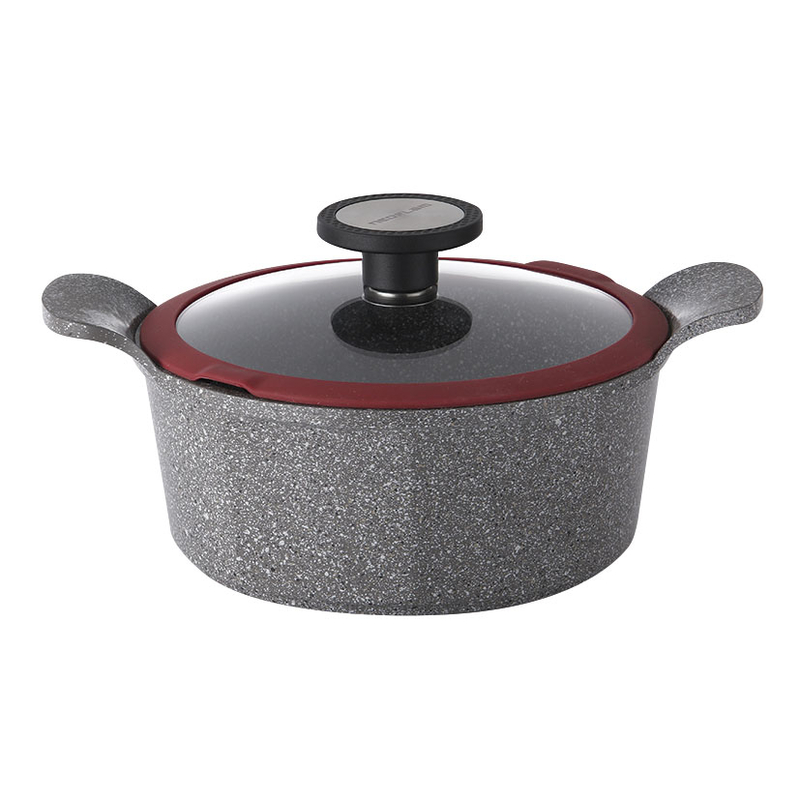 Cacerola alta con tapa NEOFLAM serie Marble