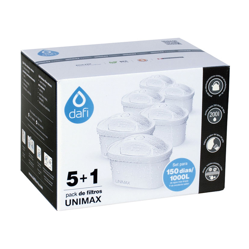 Filtro para jarra ASTRA Unimax, 6 unidades