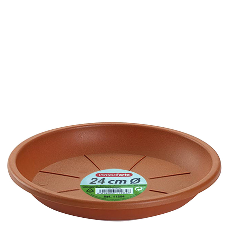 Plato maceta imitación terracota