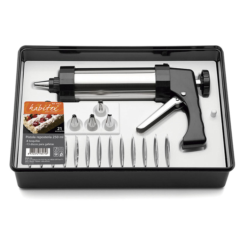 Juego pistola para repostería HABITEX