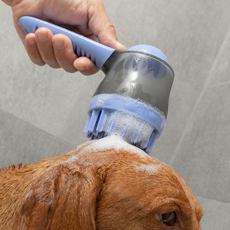 Cepillo baño INNOVAGOODS con depósito para mascotas