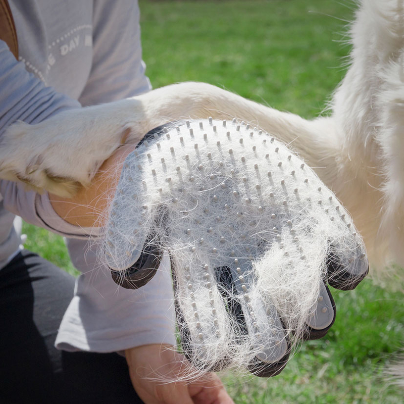 Guante INNOVAGOODS para cepillar y masajear mascotas