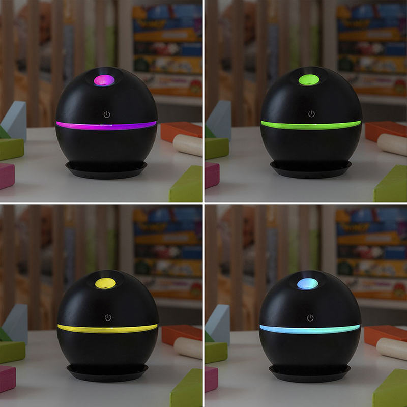 Mini humidificador y difusor de aromas INNOVAGOODS Black