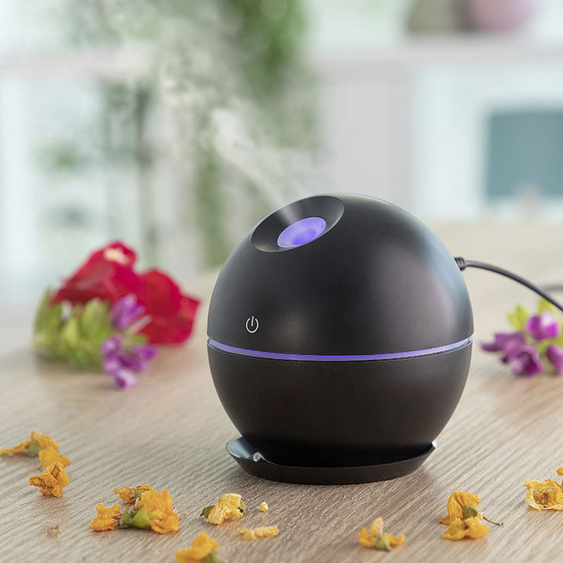 Mini humidificador y difusor de aromas INNOVAGOODS Black