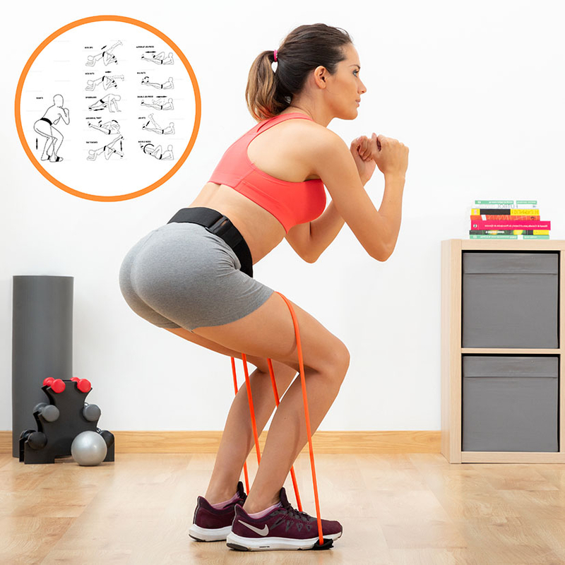 Cinturón bandas resistencia INNOVAGOODS Bootrainer