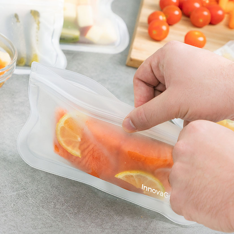 Set de 10 bolsas reutilizables para alimentos INNOVAGOODS Freco