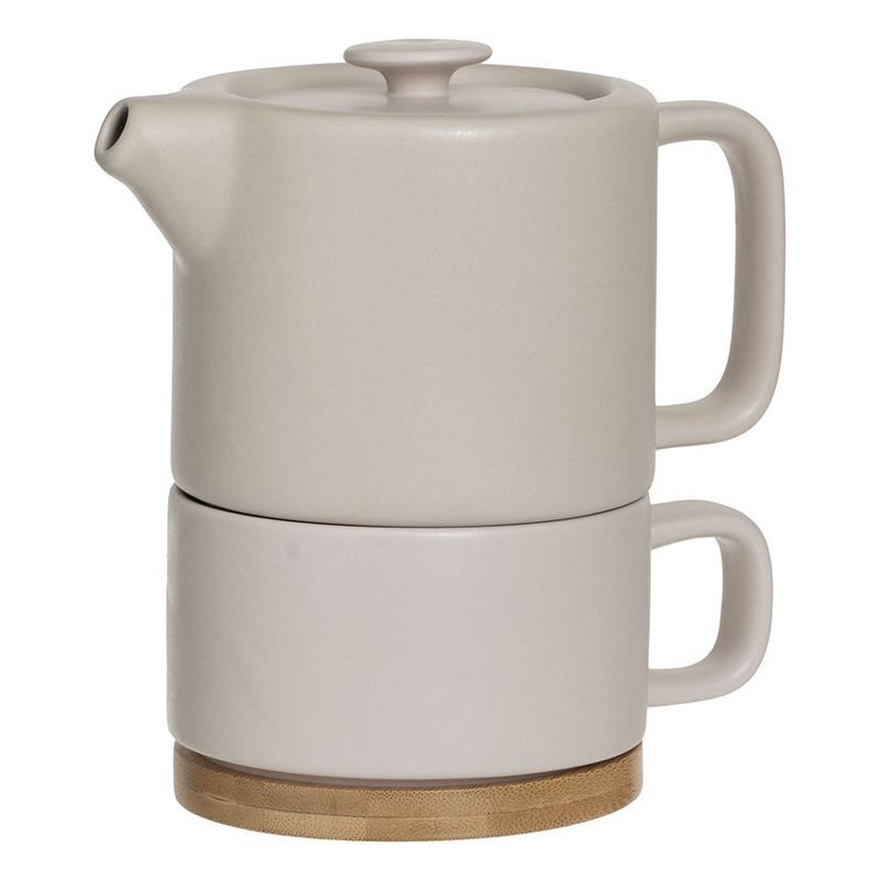 Tetera beige Serie Nature