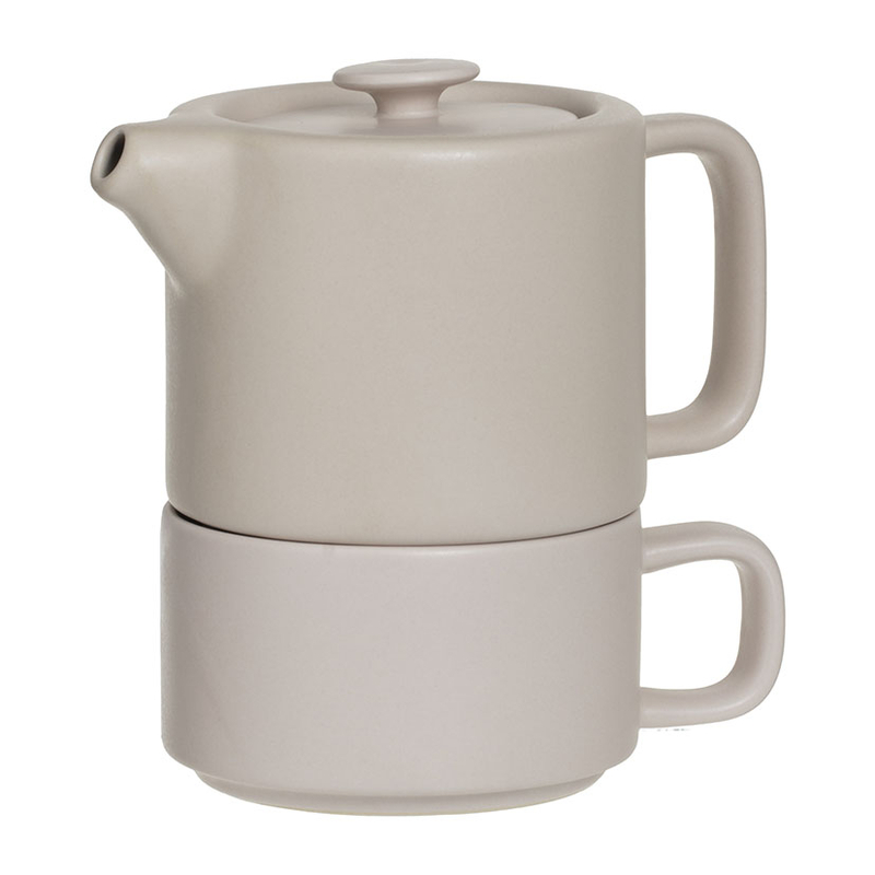 Tetera beige Serie Nature