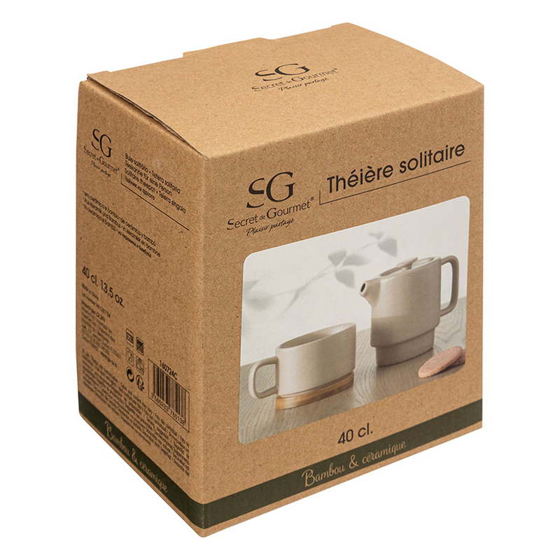 Tetera beige Serie Nature