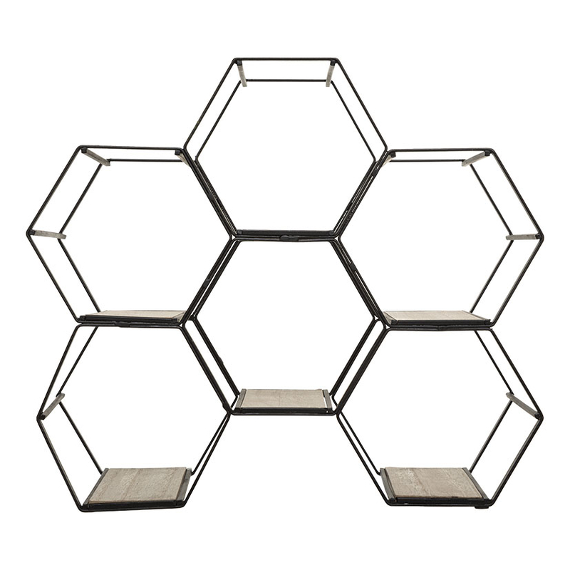 Botellero hexagonal 6 botellas