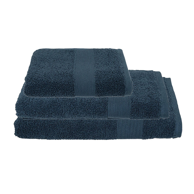 Toalla lavabo algodón mod. Egeen azul, 6 unidades