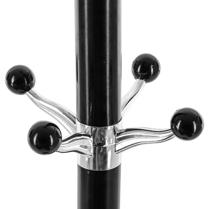Perchero/paragüero metálico negro ø37xh.182 cm.