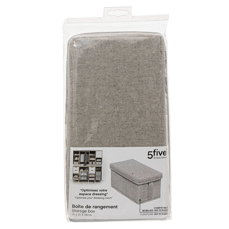 Caja almacenaje con tapa 5FIVE serie Orga