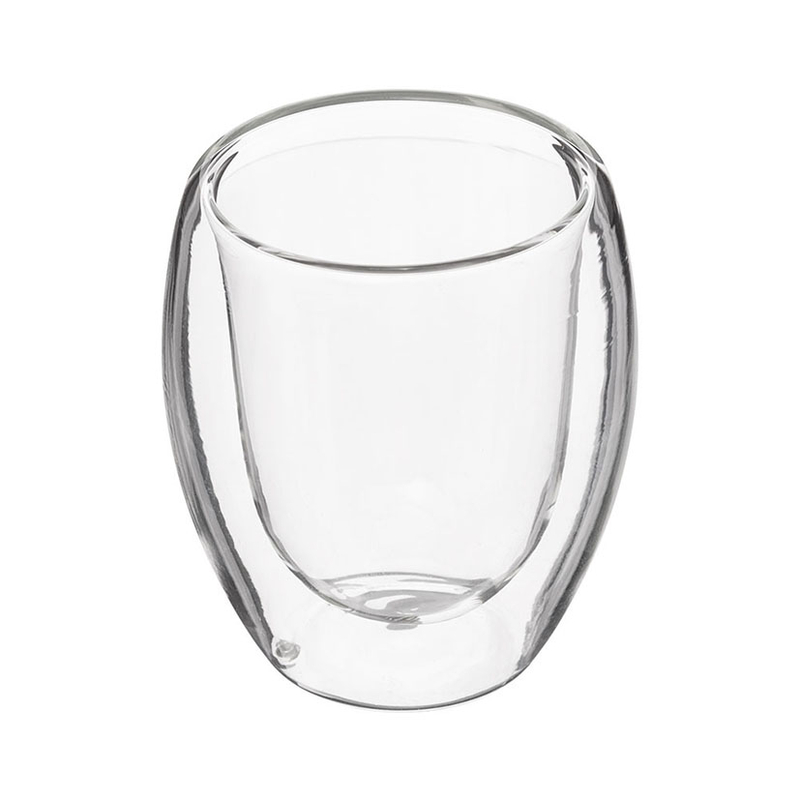 Juego 2 vasos cristal doble pared 8 cl