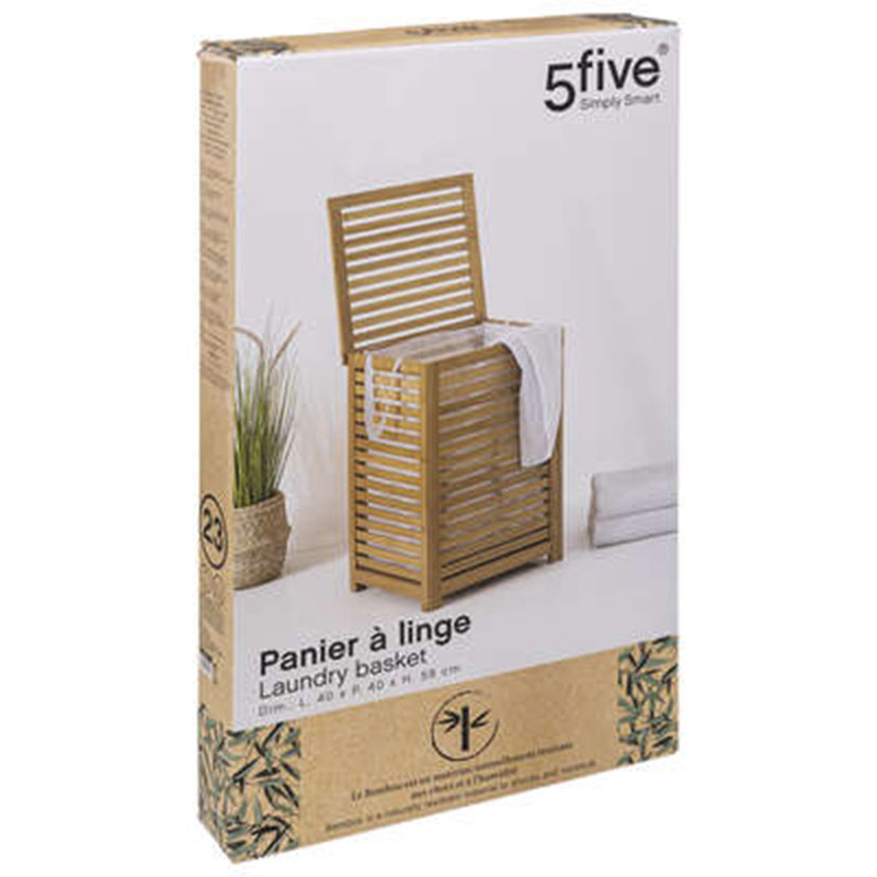 Pongotodo  Bambú natural 5FIVE Sicela 40x40xh.58