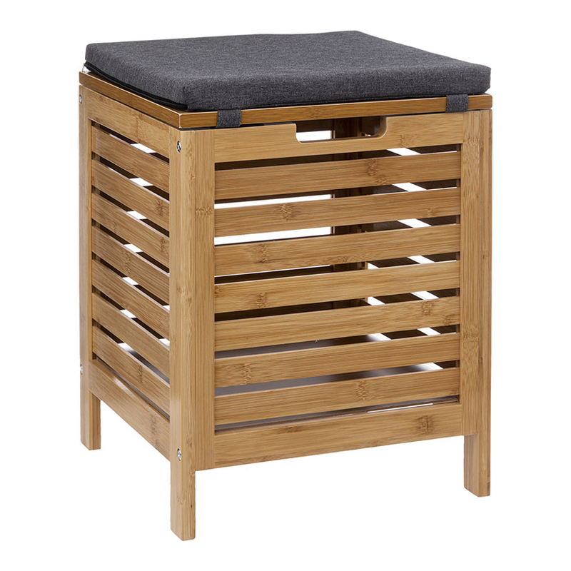 Banco almacenamiento Bambu 5FIVE 35x35xh.49 cm