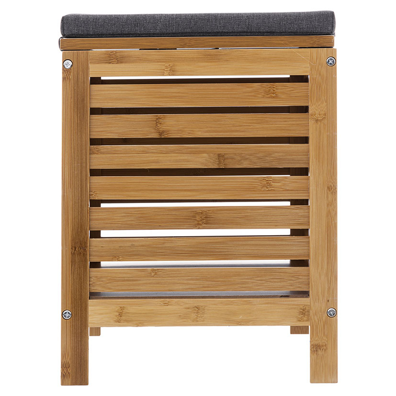 Banco almacenamiento Bambu 5FIVE 35x35xh.49 cm