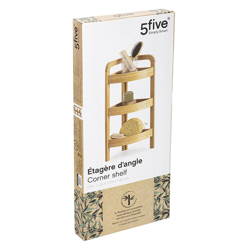 Estantería rinconera 5FIVE  bambú