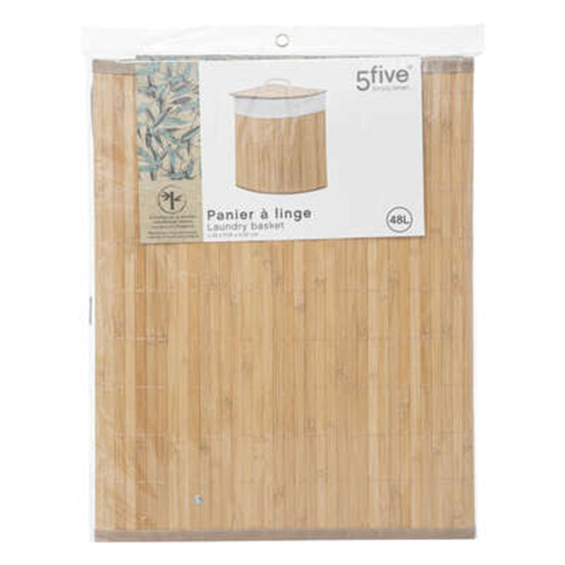 Cesta pongotodo Bambú esquinera 35x35xh.50 cm