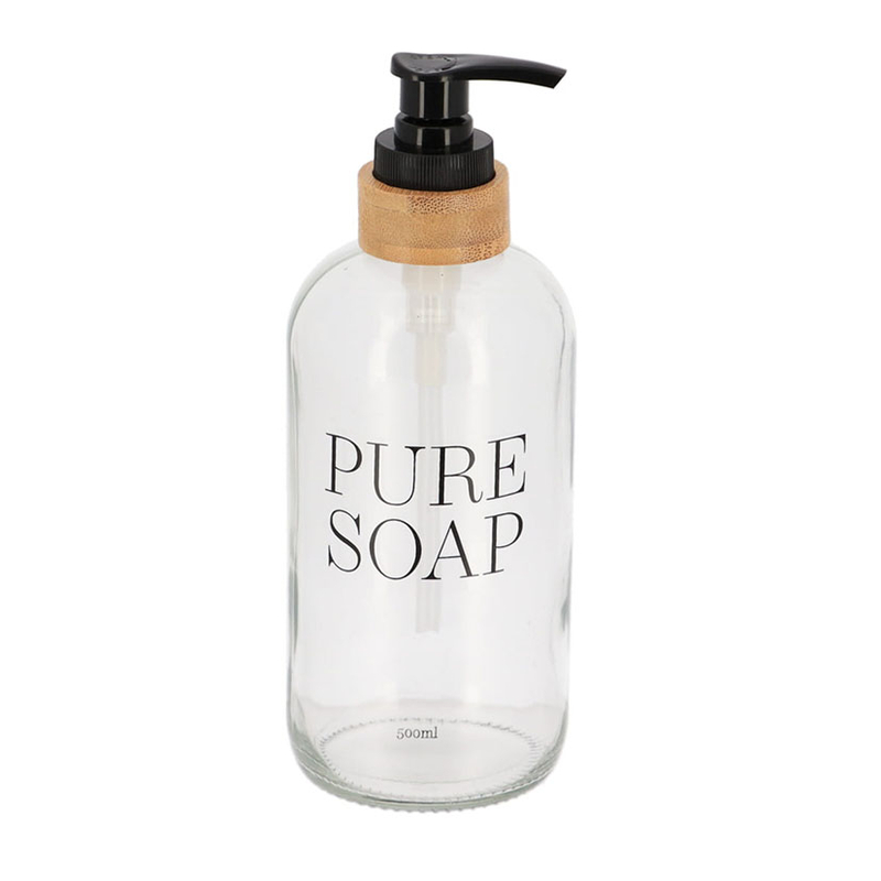 Dosificador Jabón transparente 500 Ml