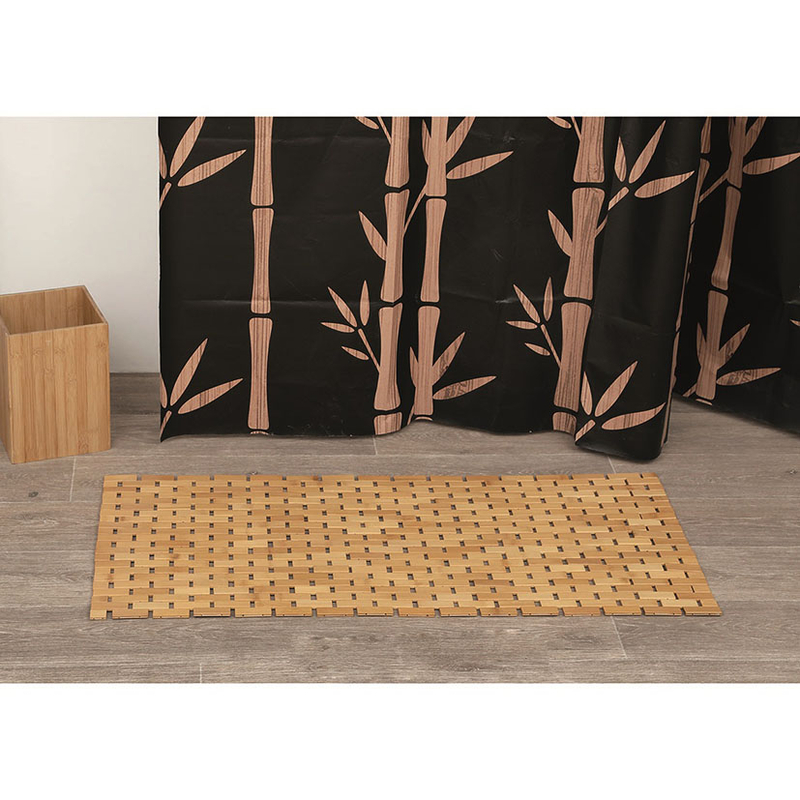 Alfombra Bambú antideslizante 45x100 cm