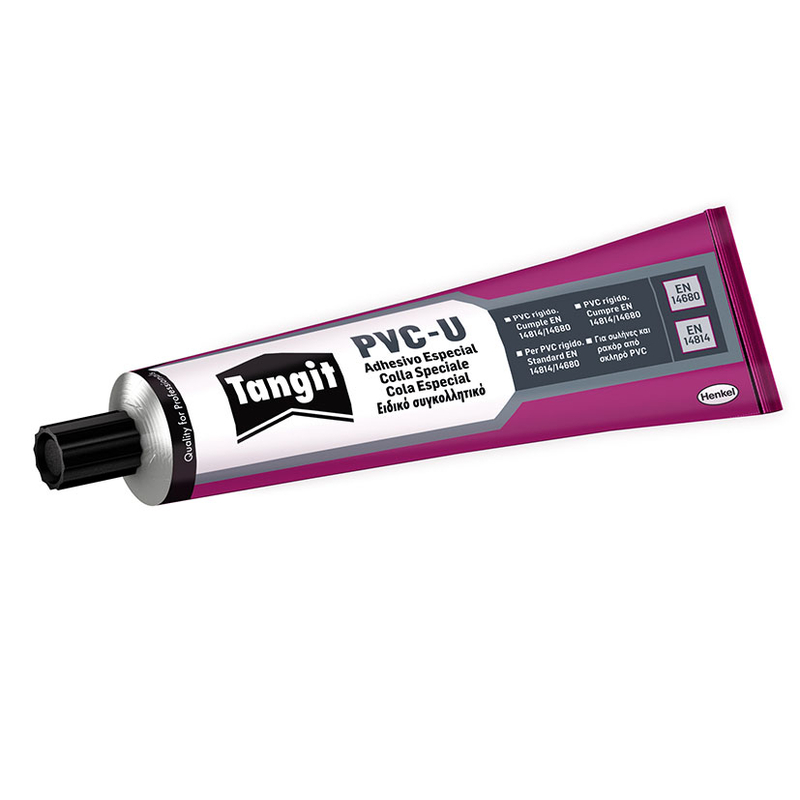 Tangit PVC-U adhesivo especial para conducciones de presión en PVC tubo de 125gr