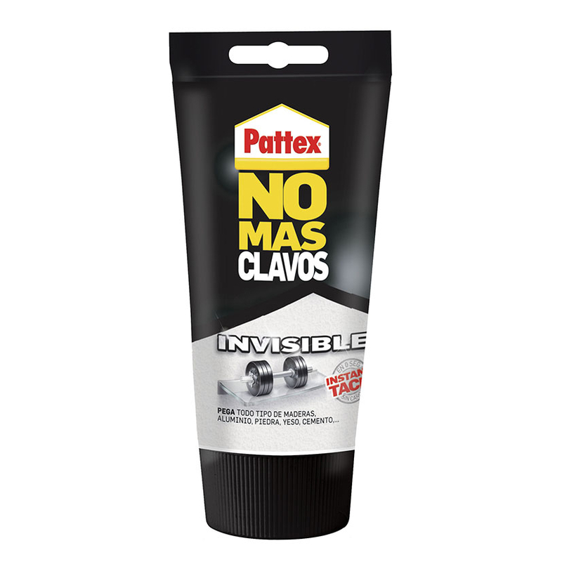 Pattex No Más Clavos Adhesivo de montaje color transparente, tubo 120gr