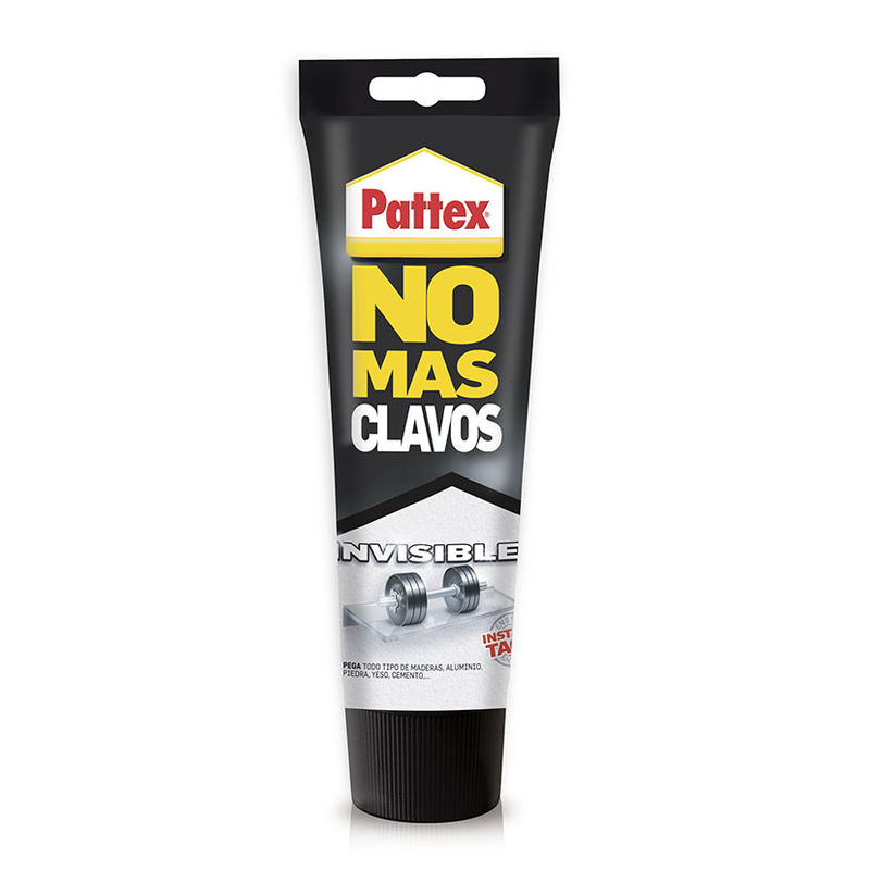 Pattex No Más Clavos Adhesivo de montaje color transparente en formato tubo de 200gr