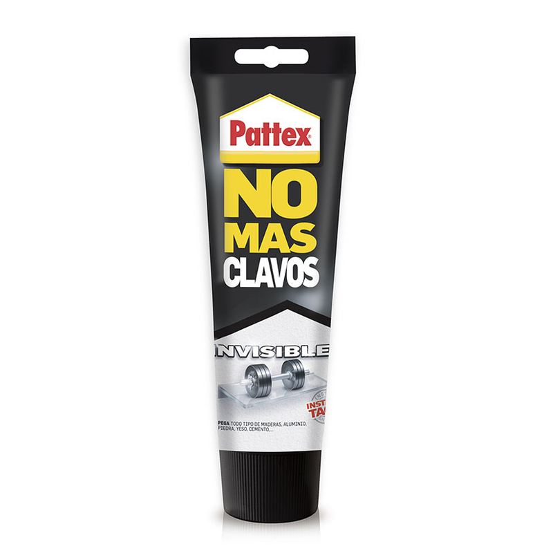 Pattex No Más Clavos Adhesivo de montaje color transparente en formato tubo  de 200gr