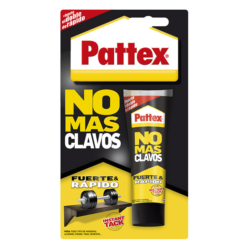 Pattex No Más Clavos Adhesivo de montaje color blanco en formato botella 100gr