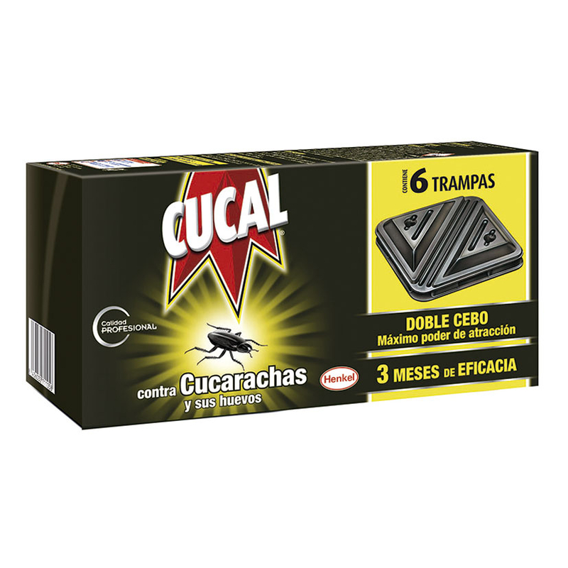 Anticucarachas CUCAL trampa doble cebo
