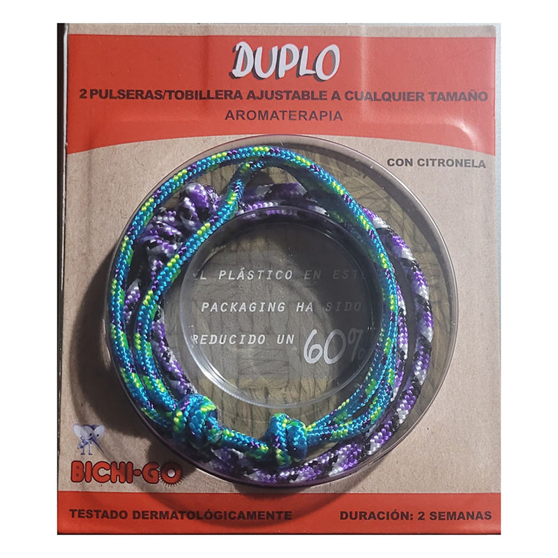 Pulsera tobillera antimosquitos Bichi-Go Mixta 2 unidades