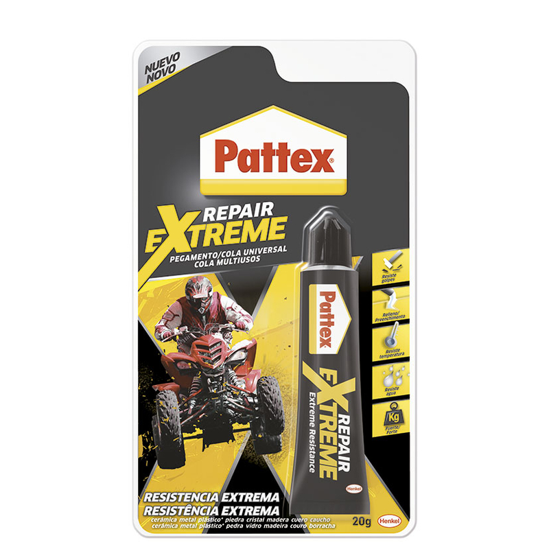 Pattex Repair Extreme, pegamento universal extra fuerte y resistente, 8gr