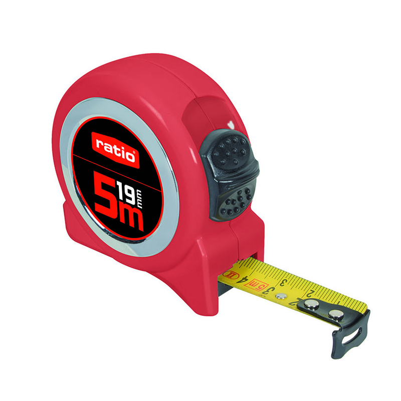 Flexómetro RATIO Serie 43 5 m x 19 mm 12 unidades