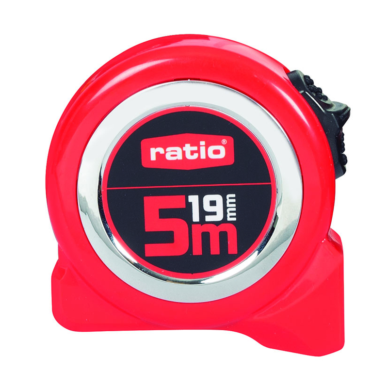 Flexómetro RATIO Serie 43 5 m x 19 mm 12 unidades
